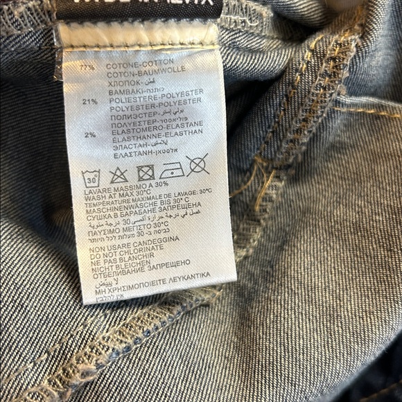 FEMME FATALE Pearl Embroidered Denim Jacket - Picture 16 of 16